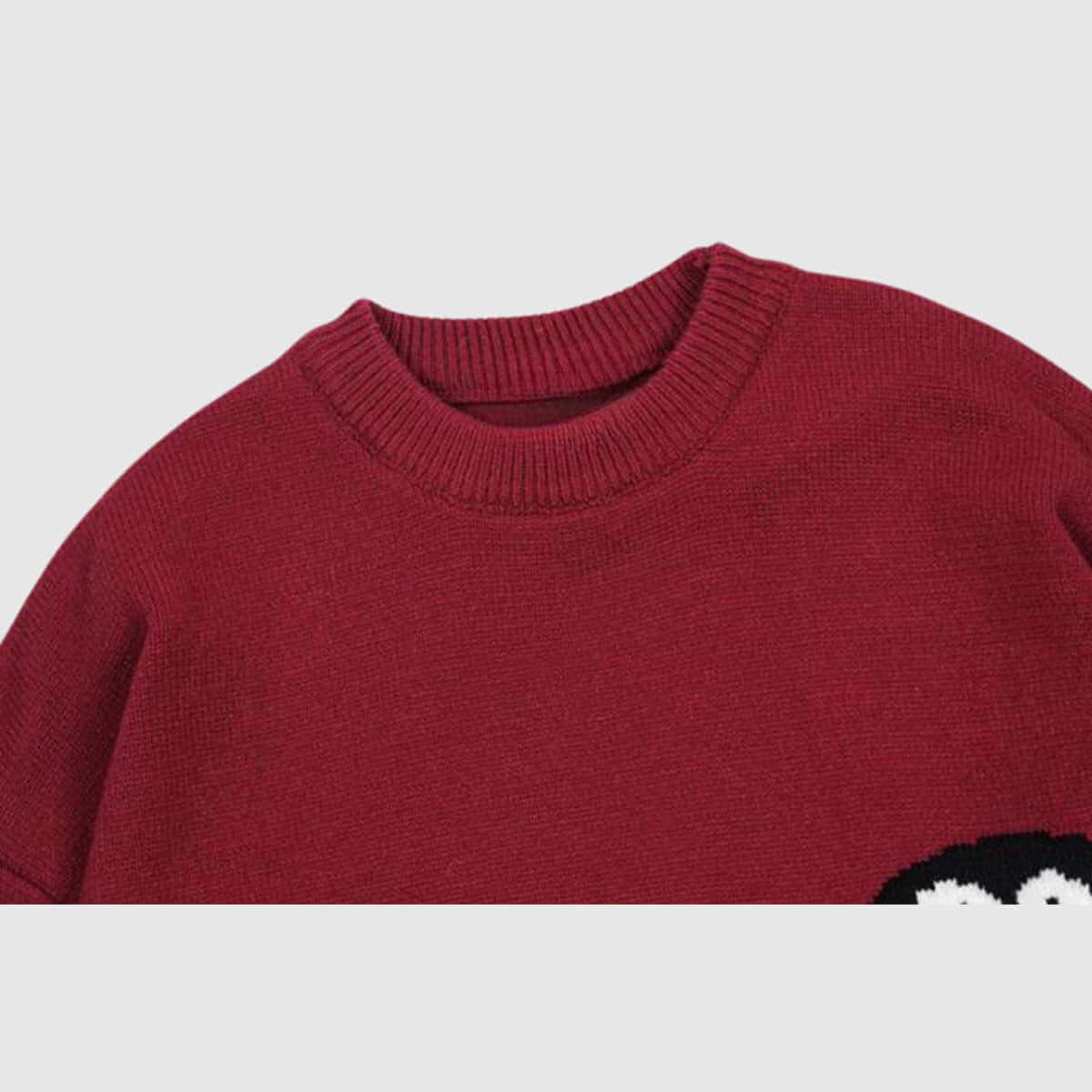 Suéter navideño de punto de reno