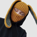 Bonnet tricoté au design d'oreilles de lapin