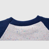 Varsity Style Knit Sweater