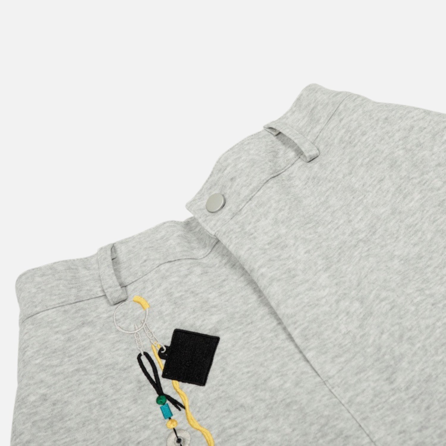 Scimitar Embroidered Baggy Pants