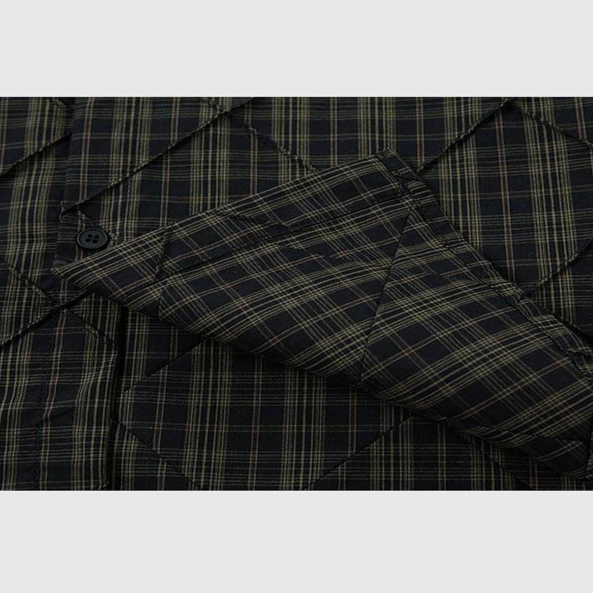 Vintage Plaid Layered Shirt