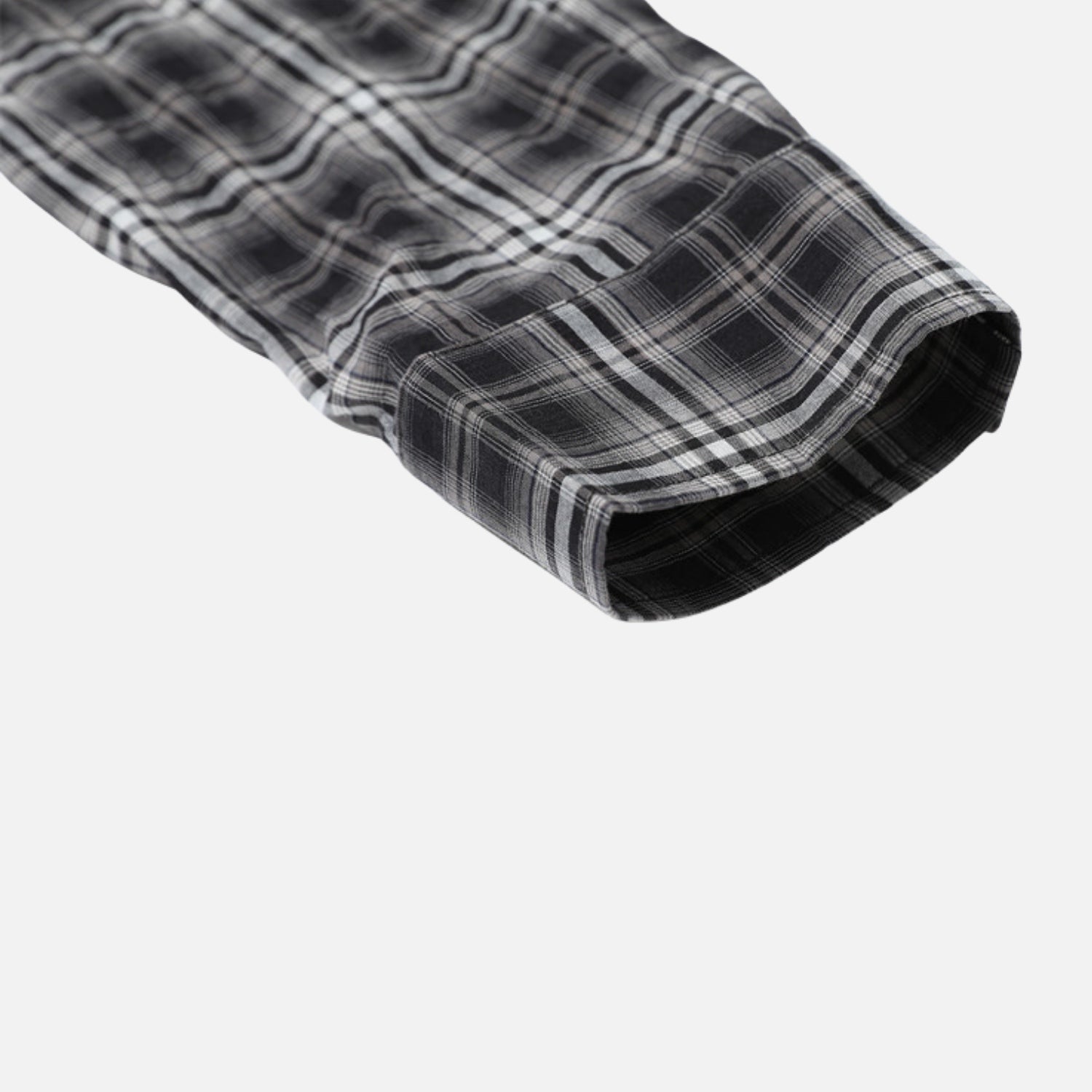 Kariertes Kapuzenhemd aus Baumwolle