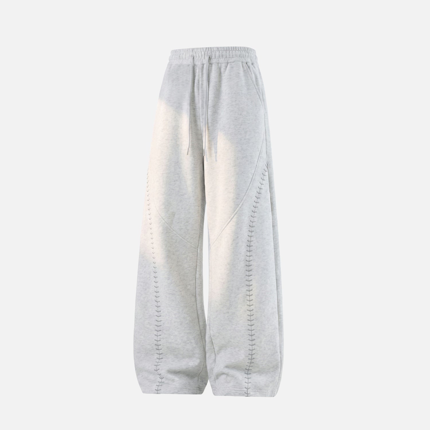 Baseball-Inspired Baggy Sweatpants
