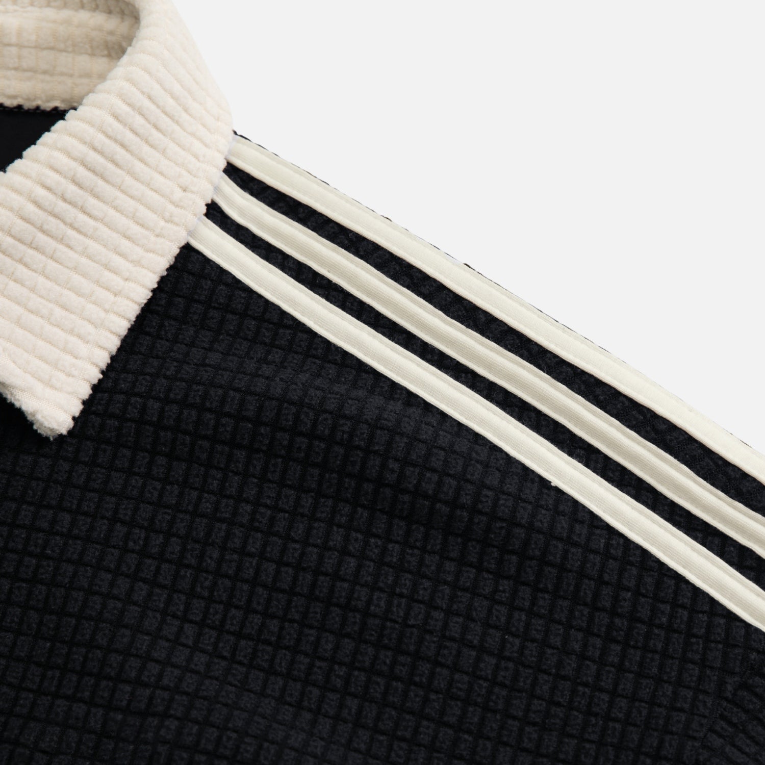 Heavyweight Textured Polo Sweatshirt