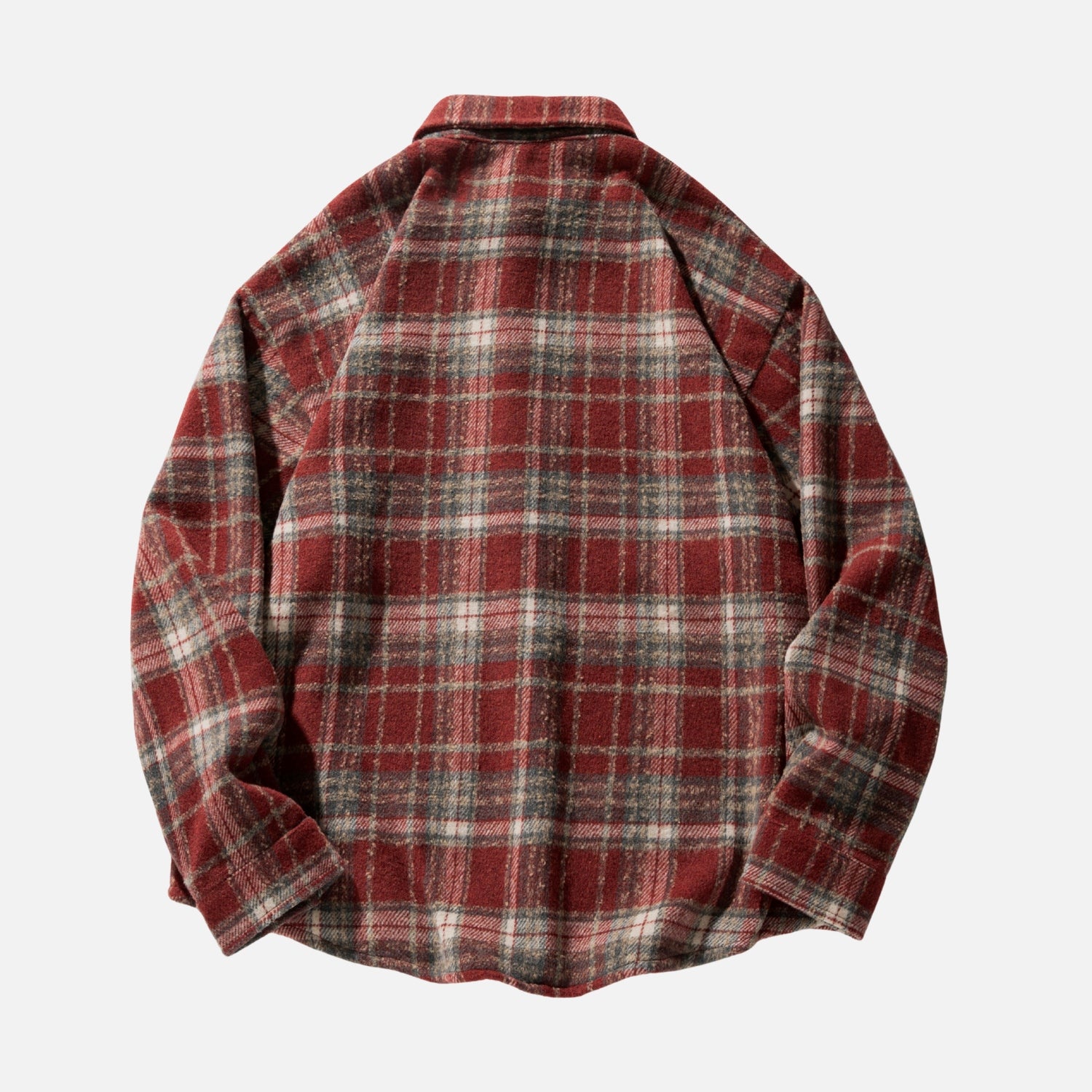 Vintage Plaid Long-Sleeve Shirt