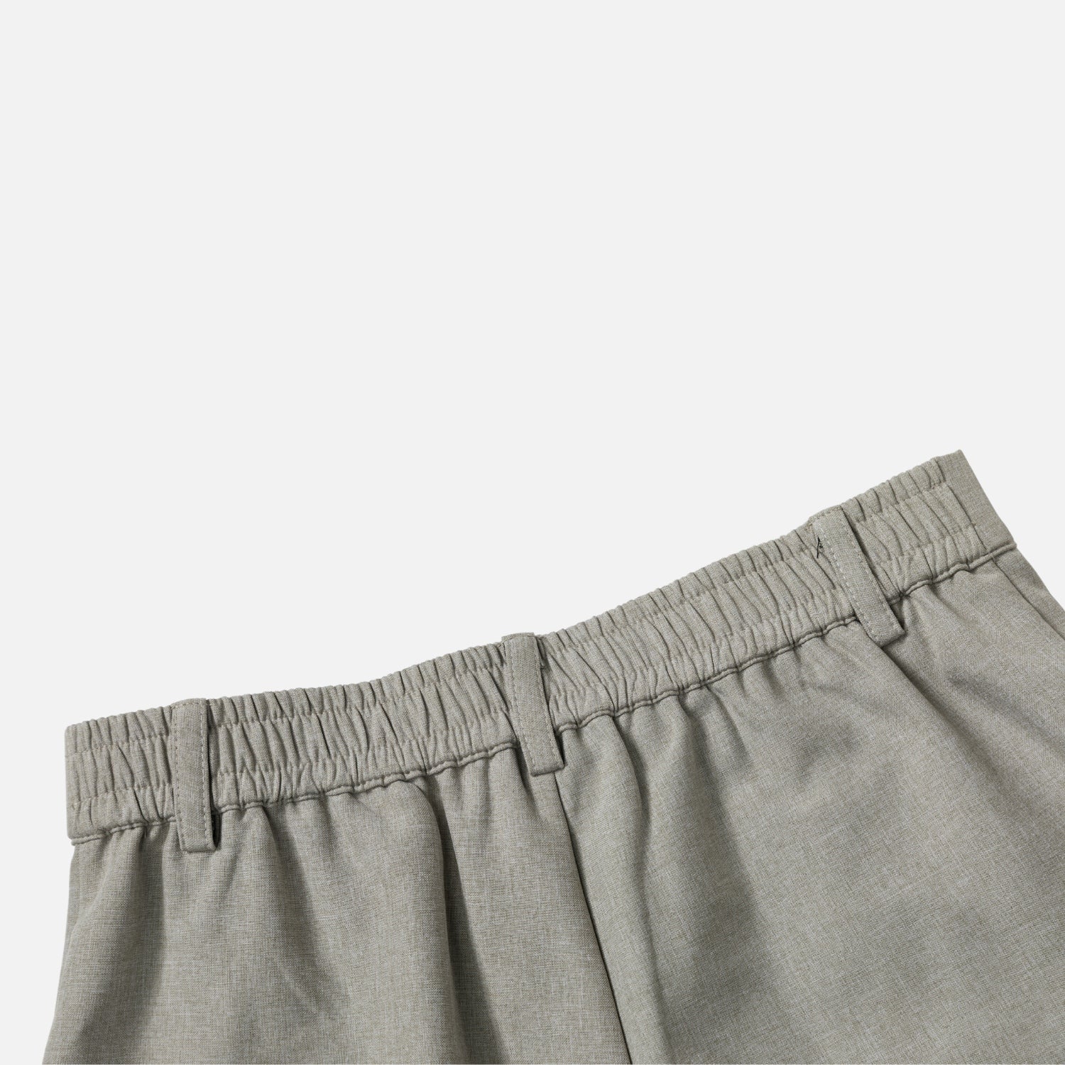 Pantalons Bermuda à texture de lin