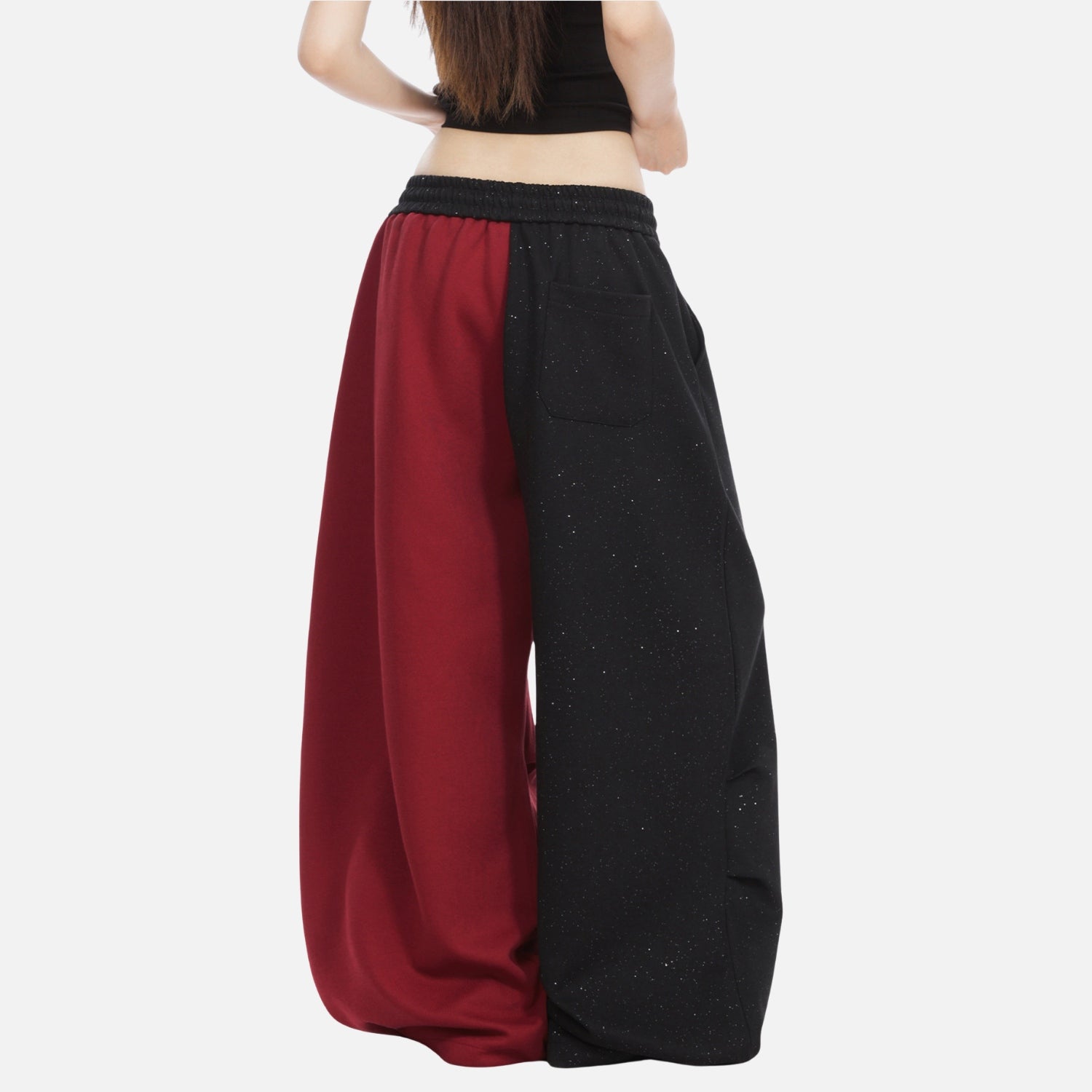 Contrast Star Print Sweatpants