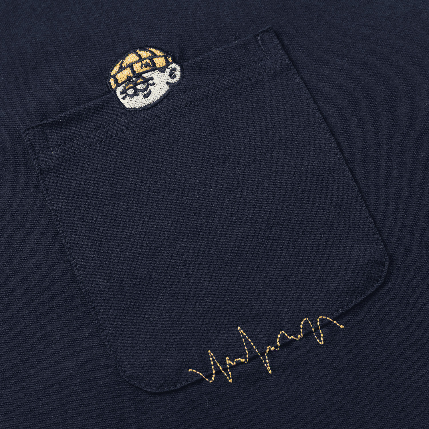 Retro Embroidery Cotton T-Shirt