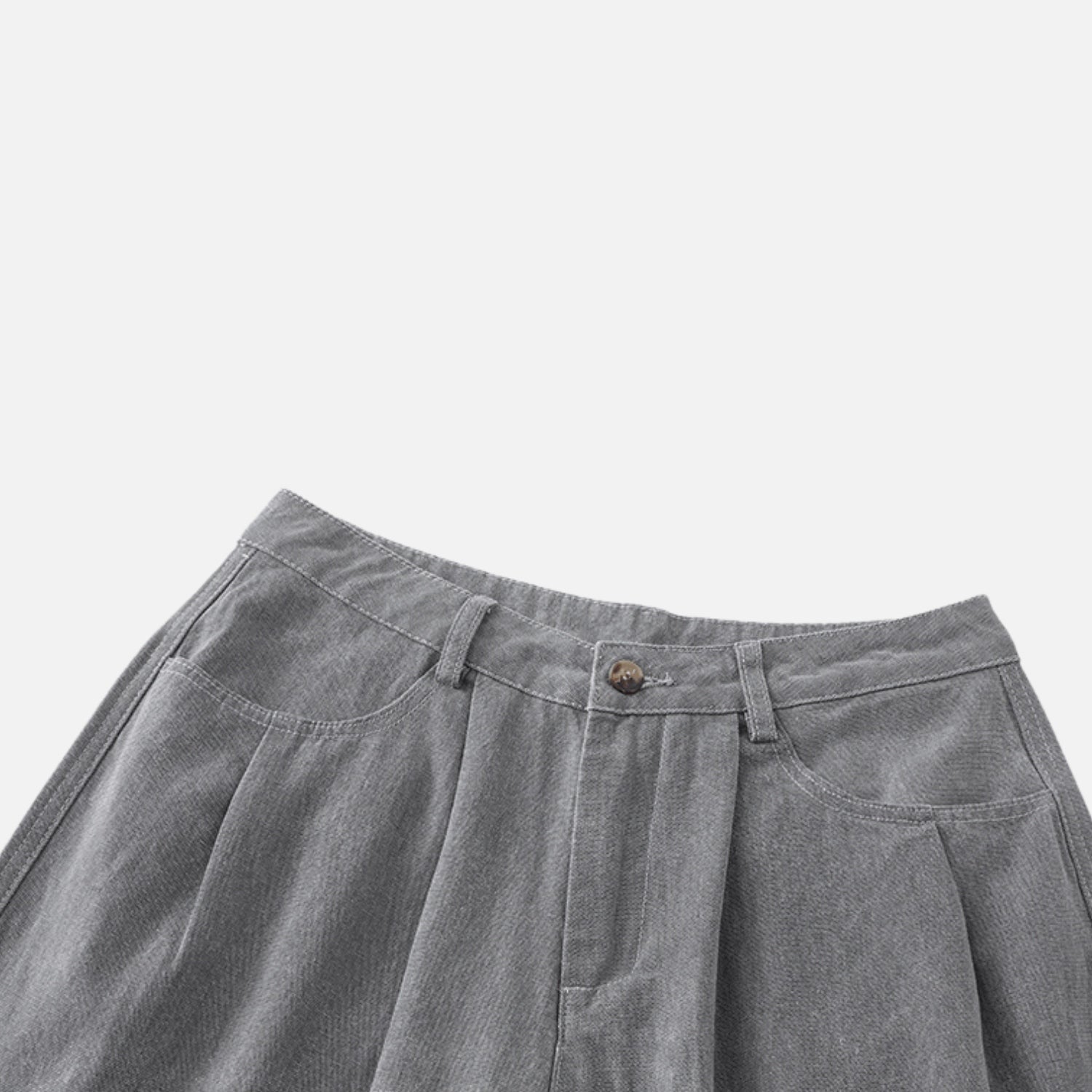Old-Money Washed Denim Pants