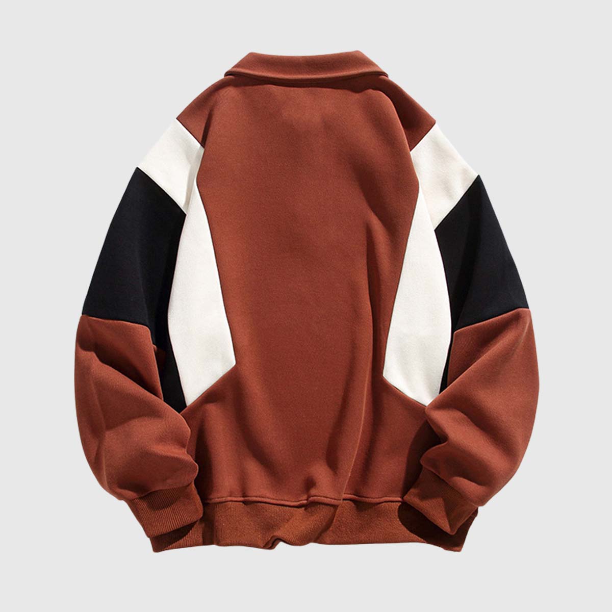 Color-Block Polo Sweatshirt