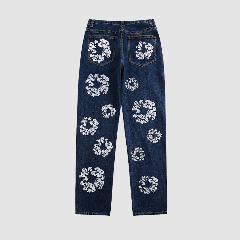 Kapok Pattern Printed Jeans