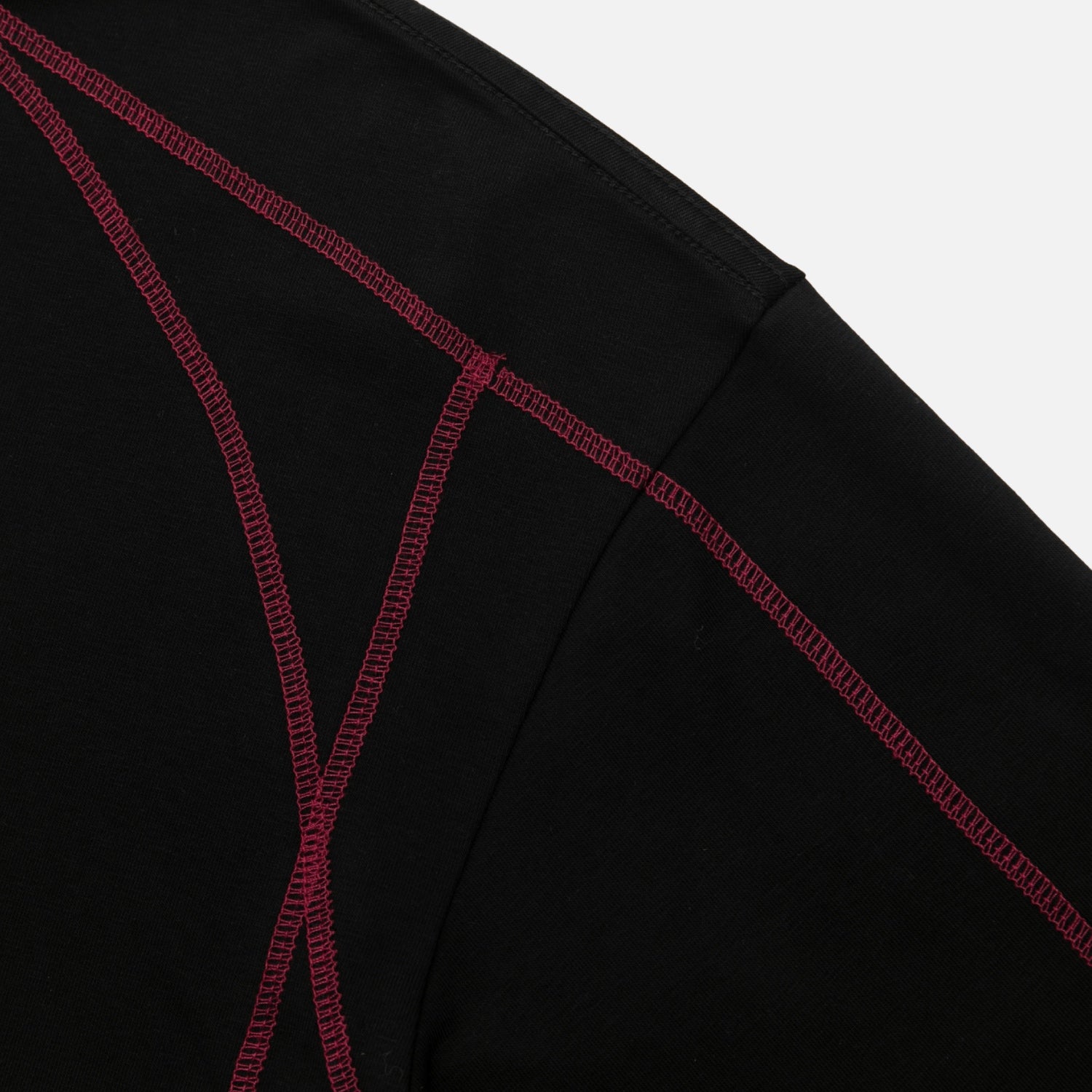 Contrast Stitch Graphic Cotton Tee