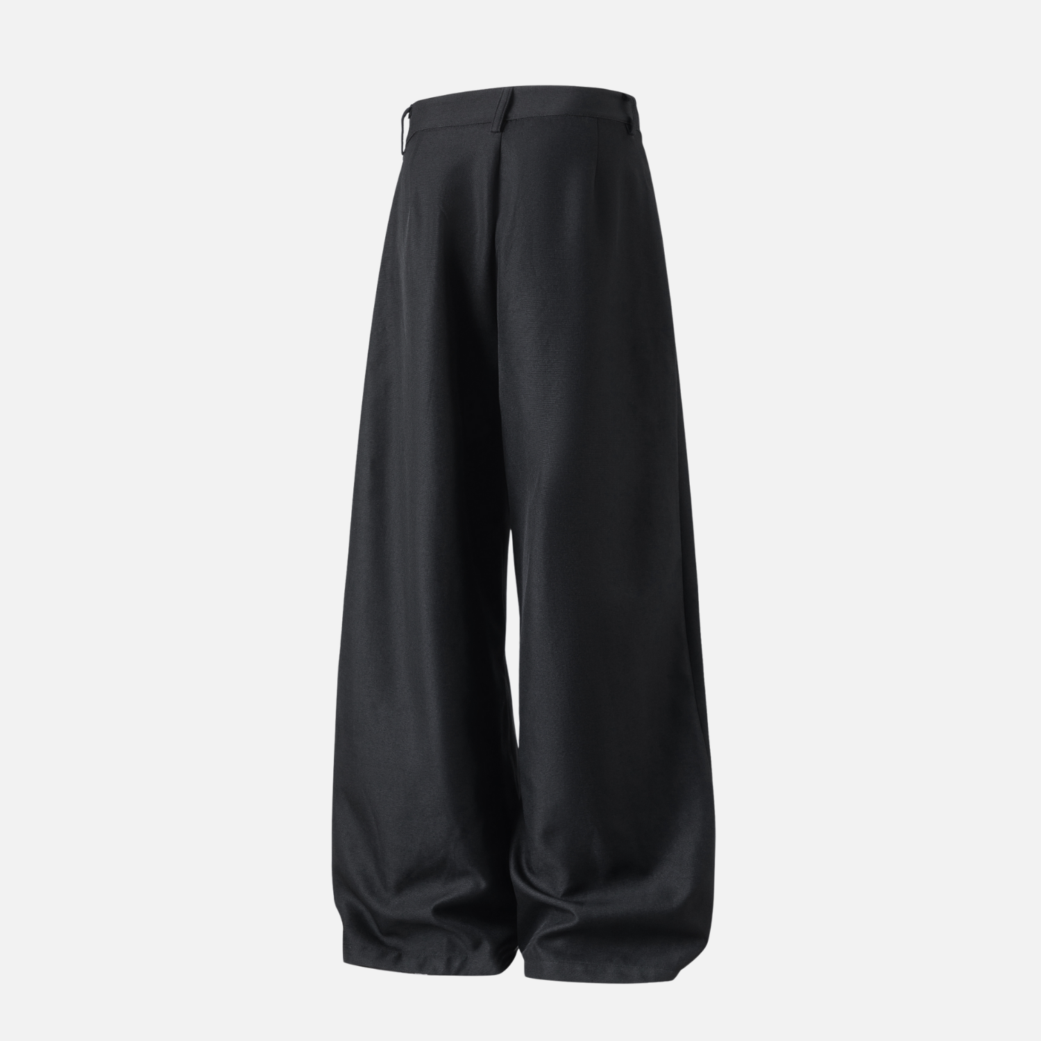 Elegant Pleated Texture Trousers
