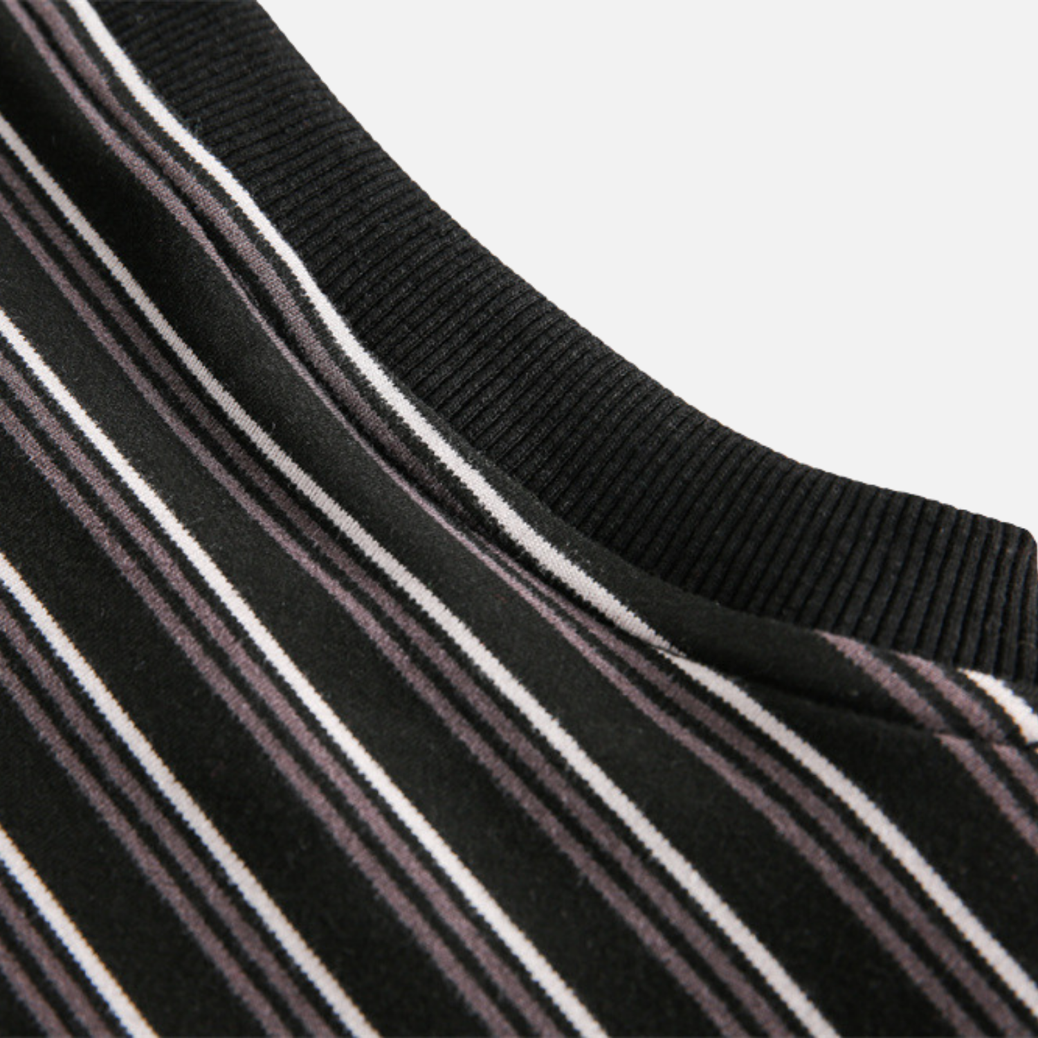 Striped Crewneck Long Sleeve Tee