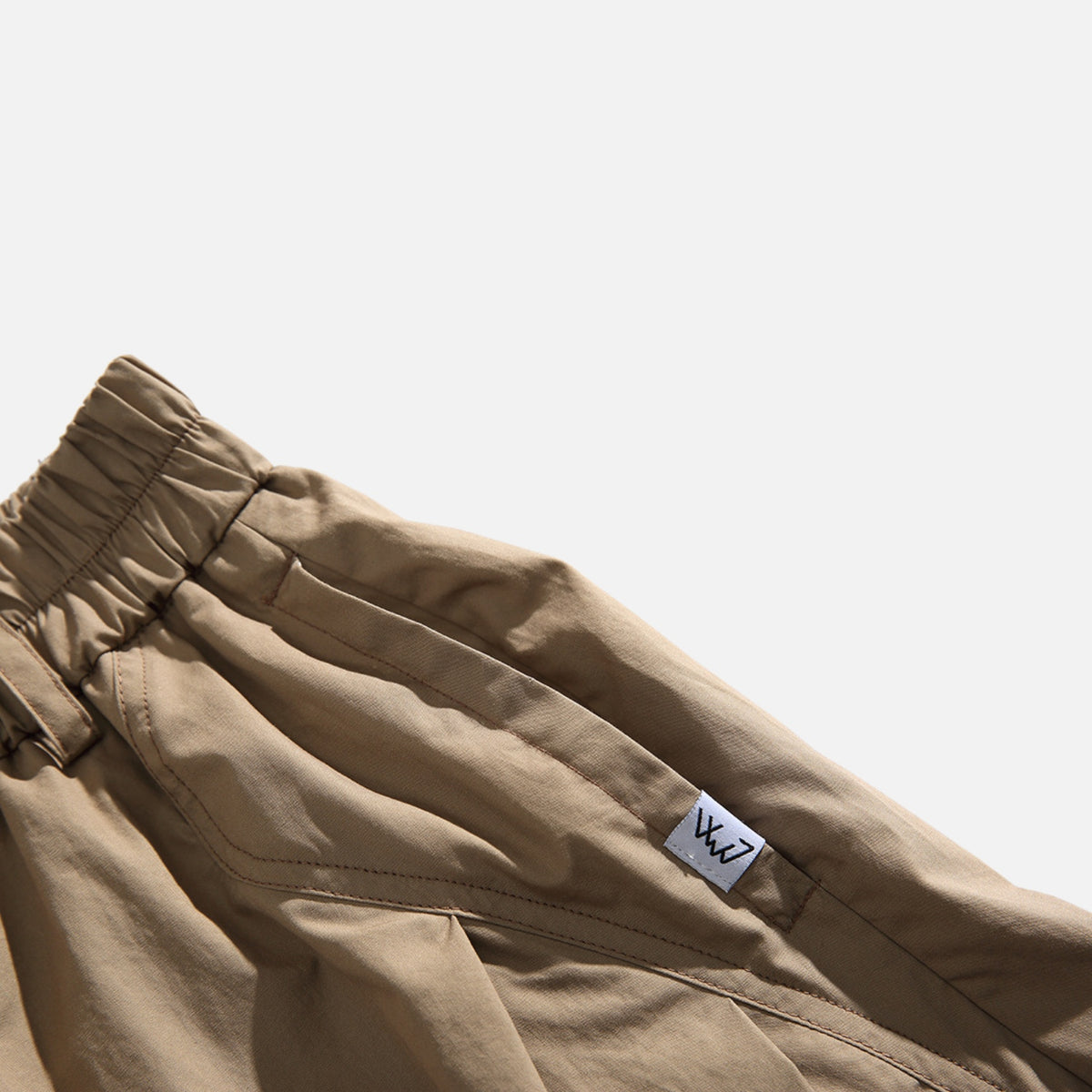 Solid Color Cotton Harem Cargo Pants