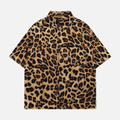 Retro Leopard Print Shirt
