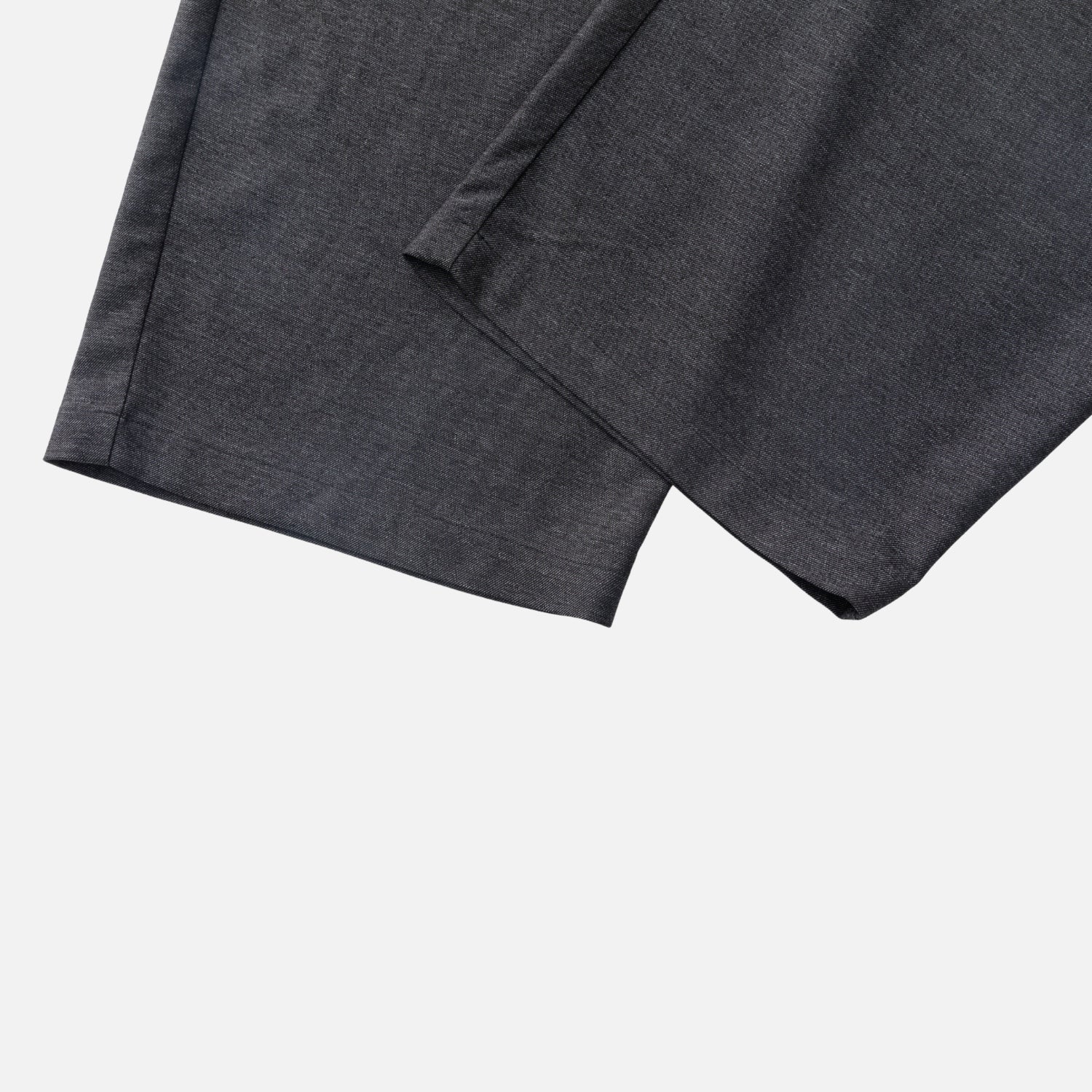 Draped Double-Pleated Casual Pants