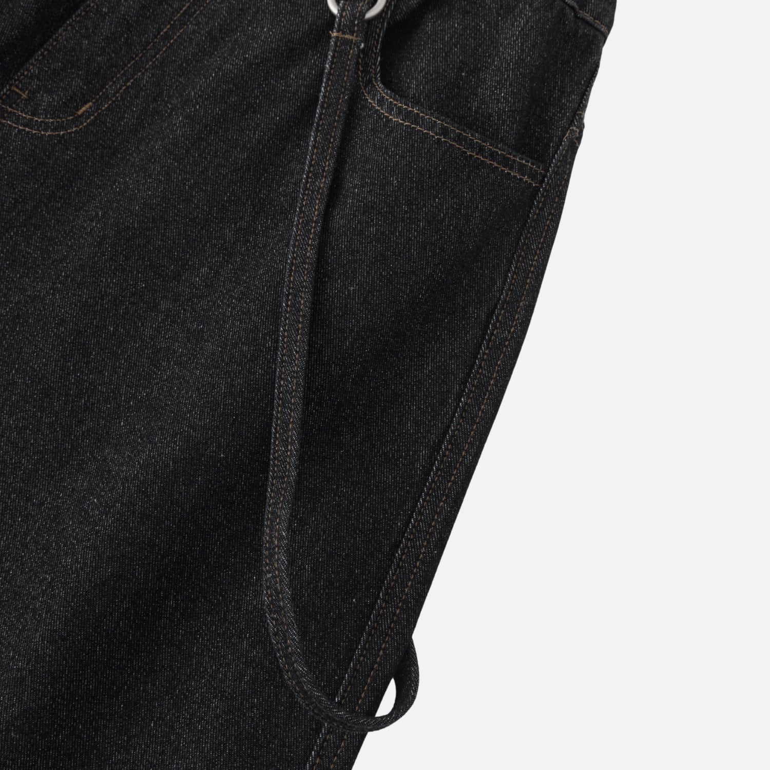 Double Pleated Baggy Jeans