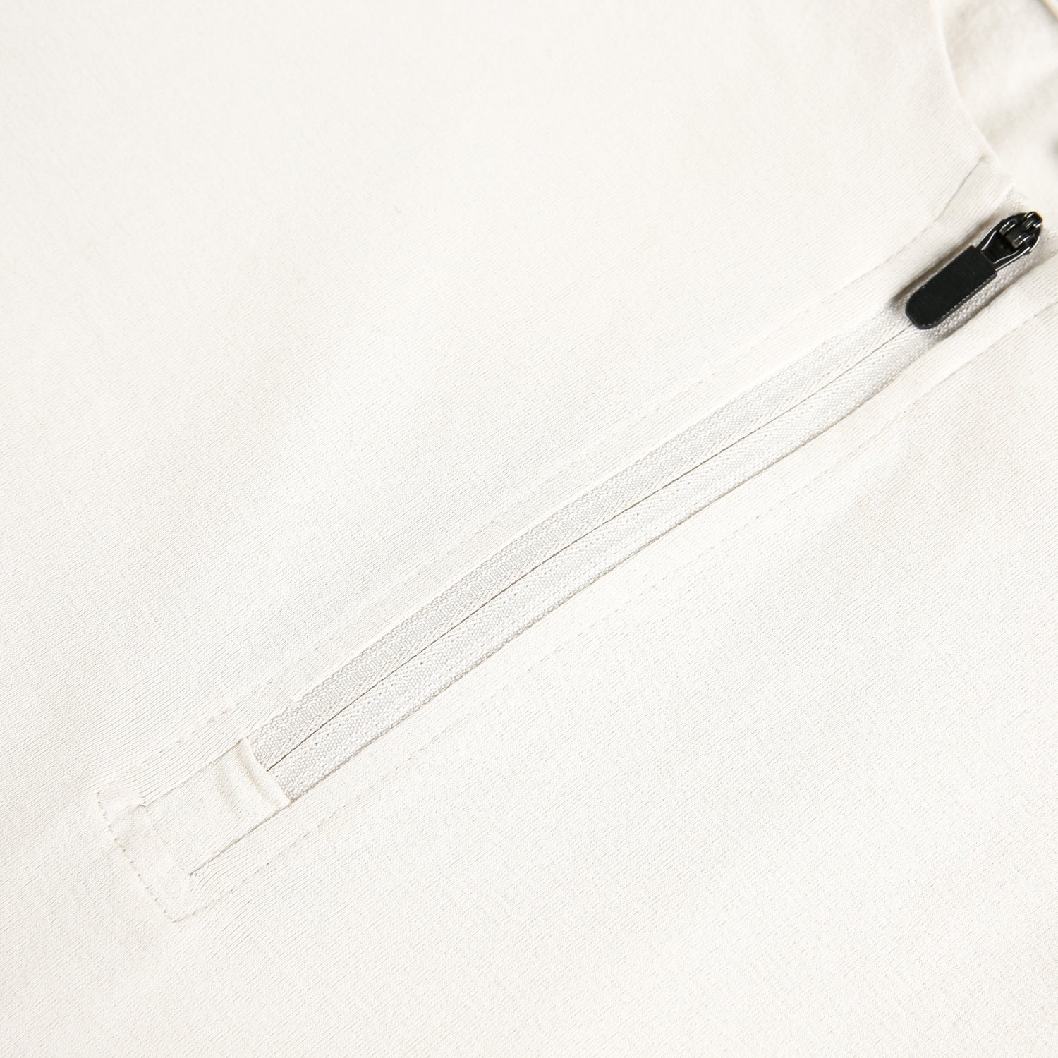 Half-Zip Stand-Collar Reflective Tee