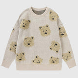 Cute Dog Pattern Sweater