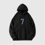 Number Print Hoodie