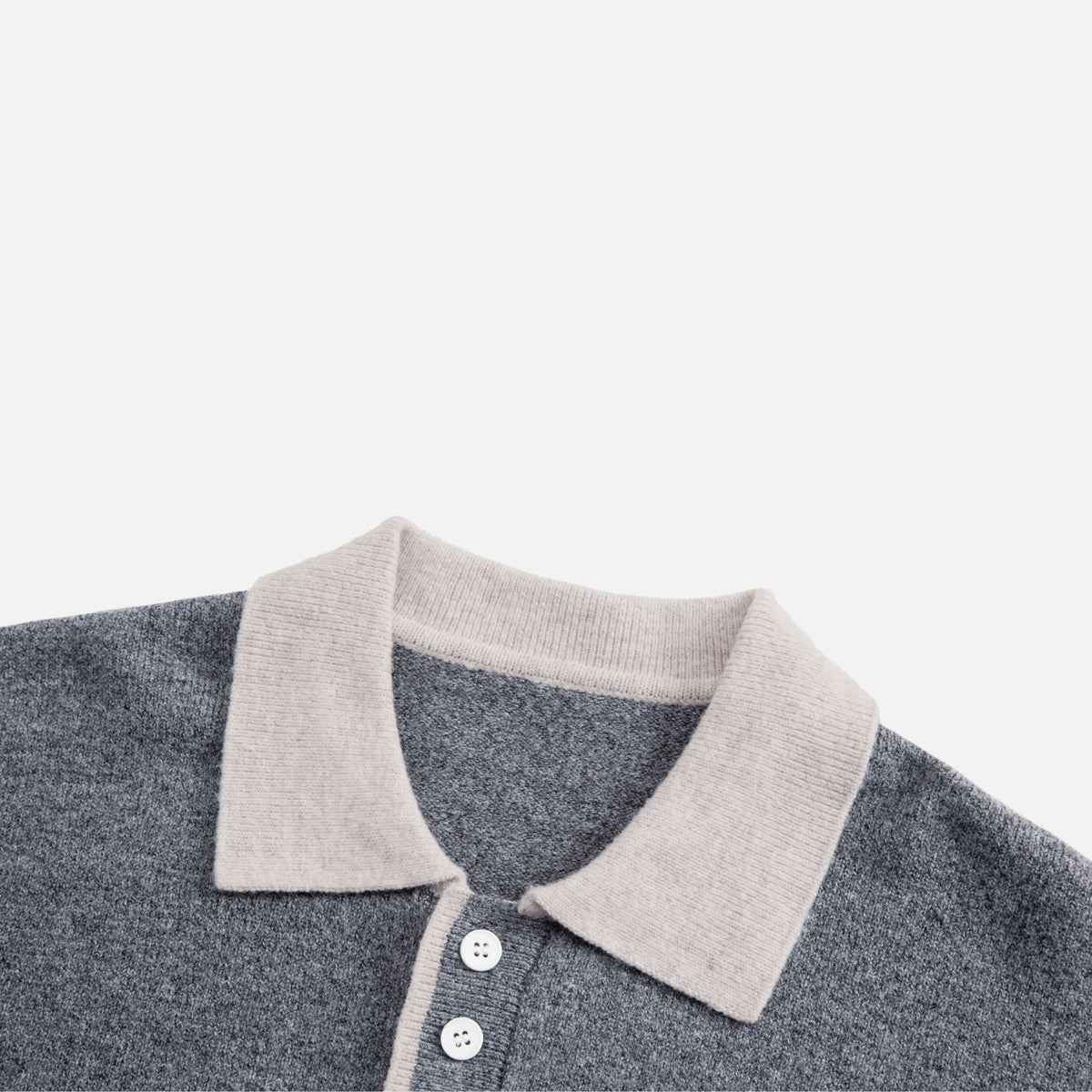 Vintage Old-Money Colorblock Polo Sweater