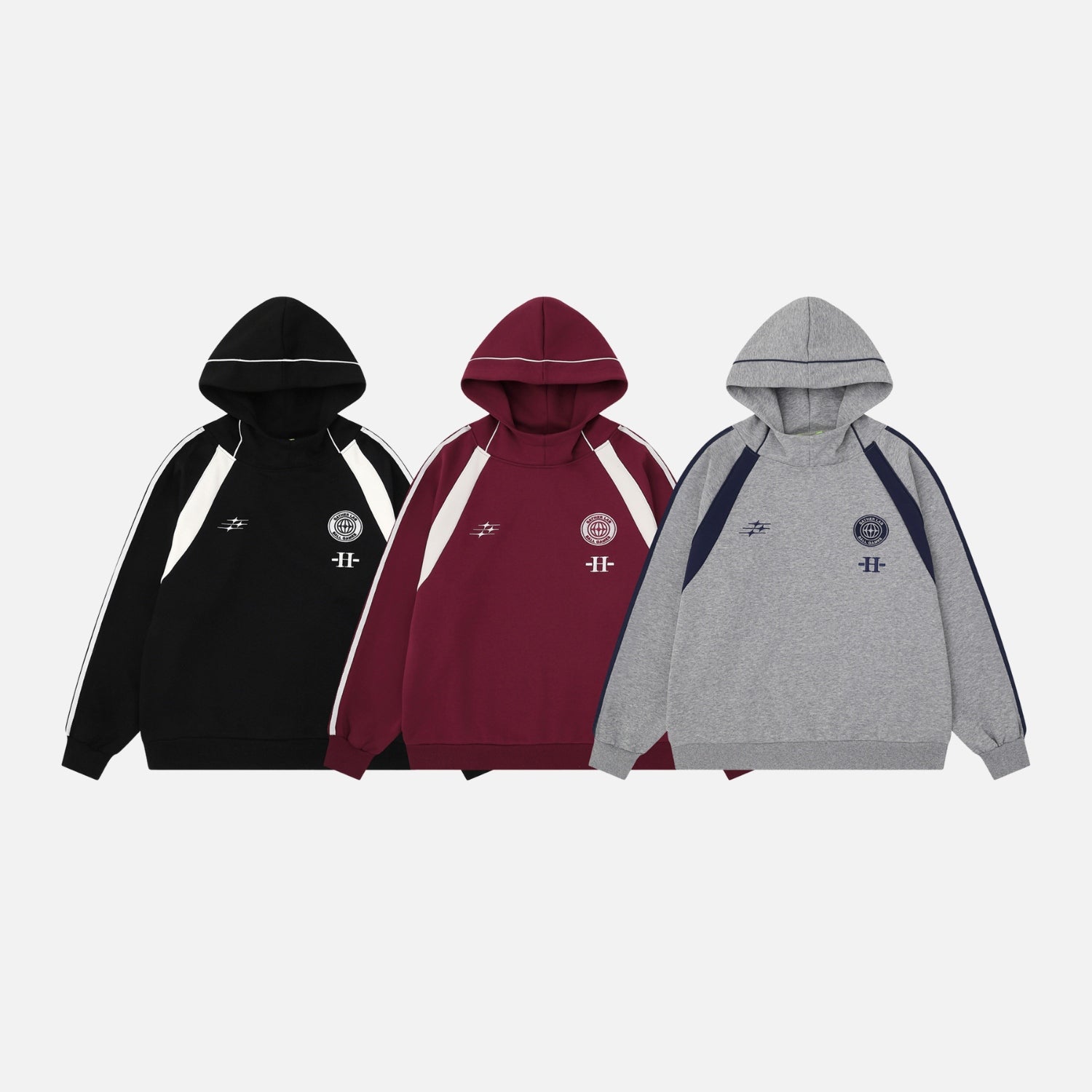 Vintage Colorblock Raglan Hoodie