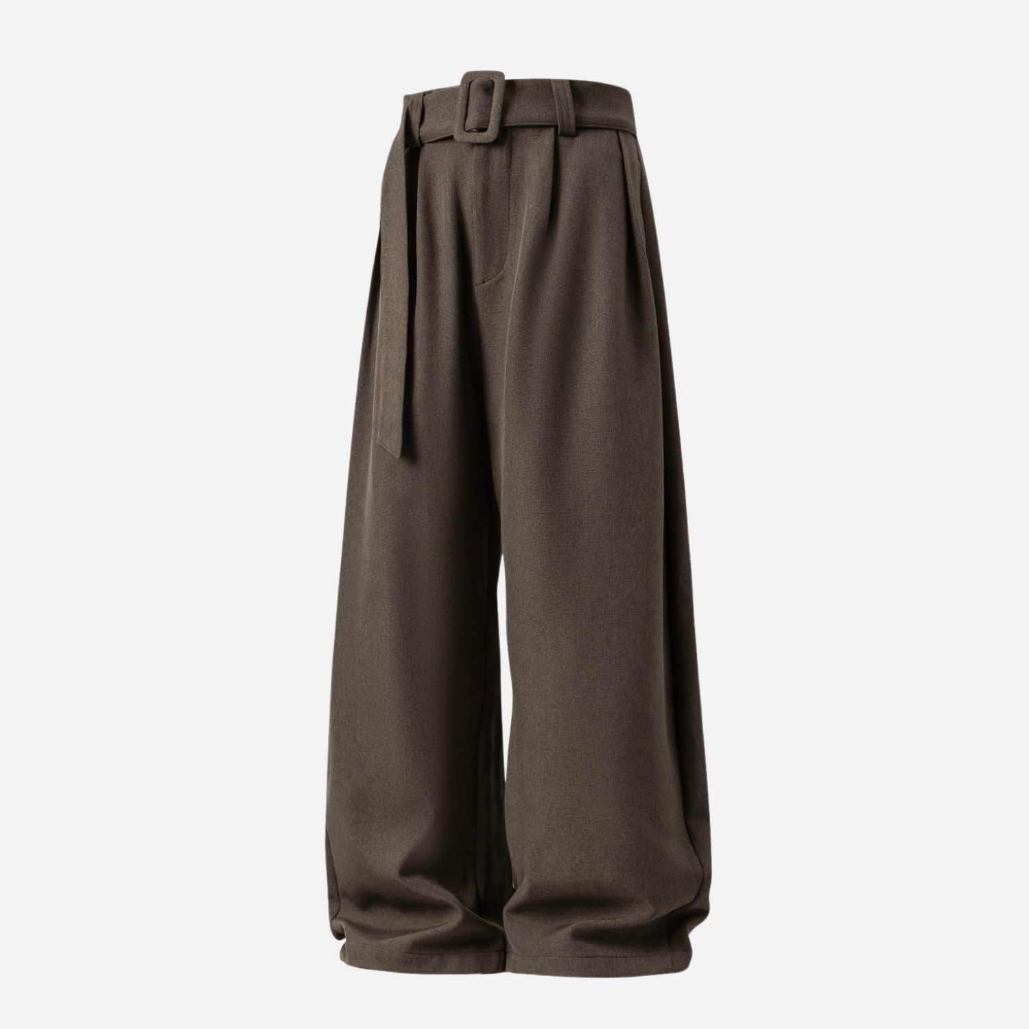 Pleated Drape Blade Baggy Trousers