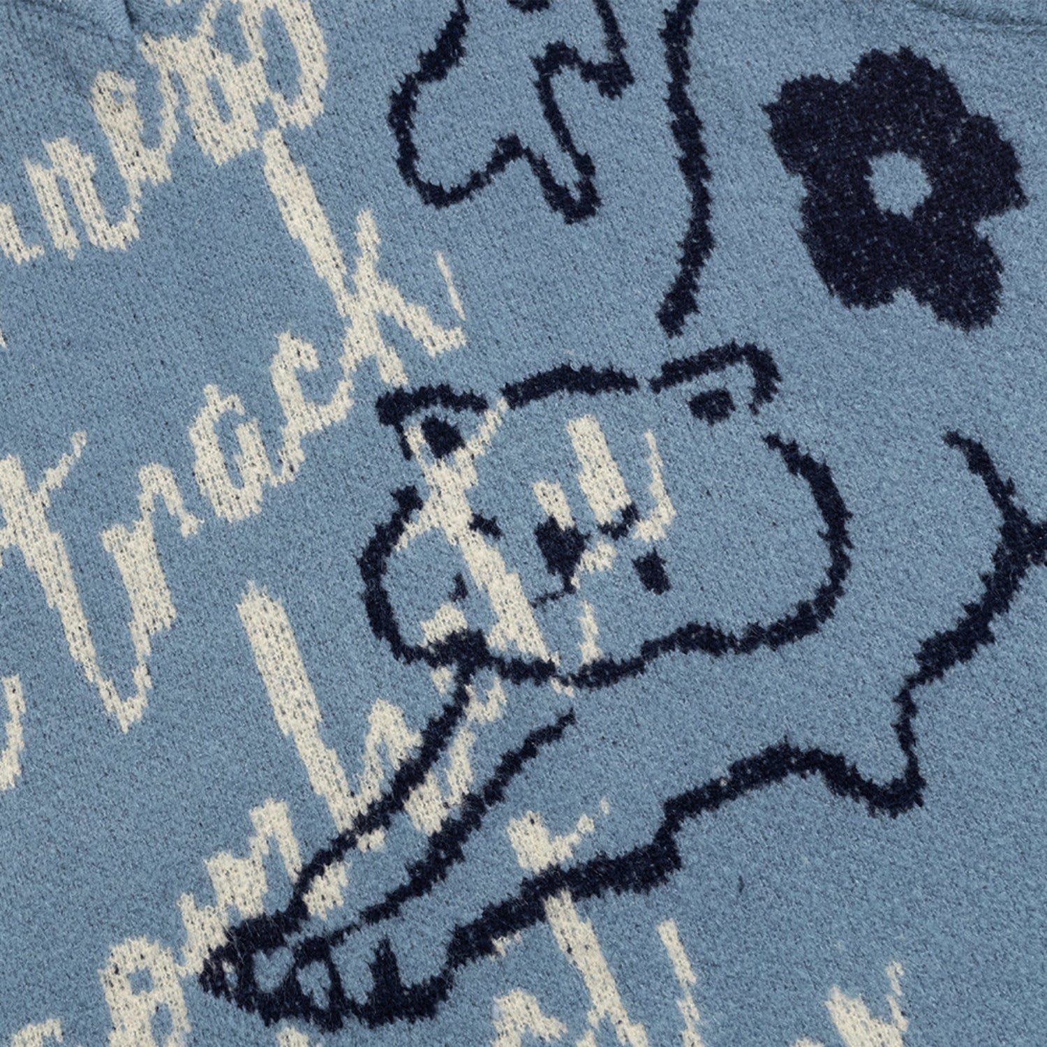 Cartoon Jacquard Sweater Vest