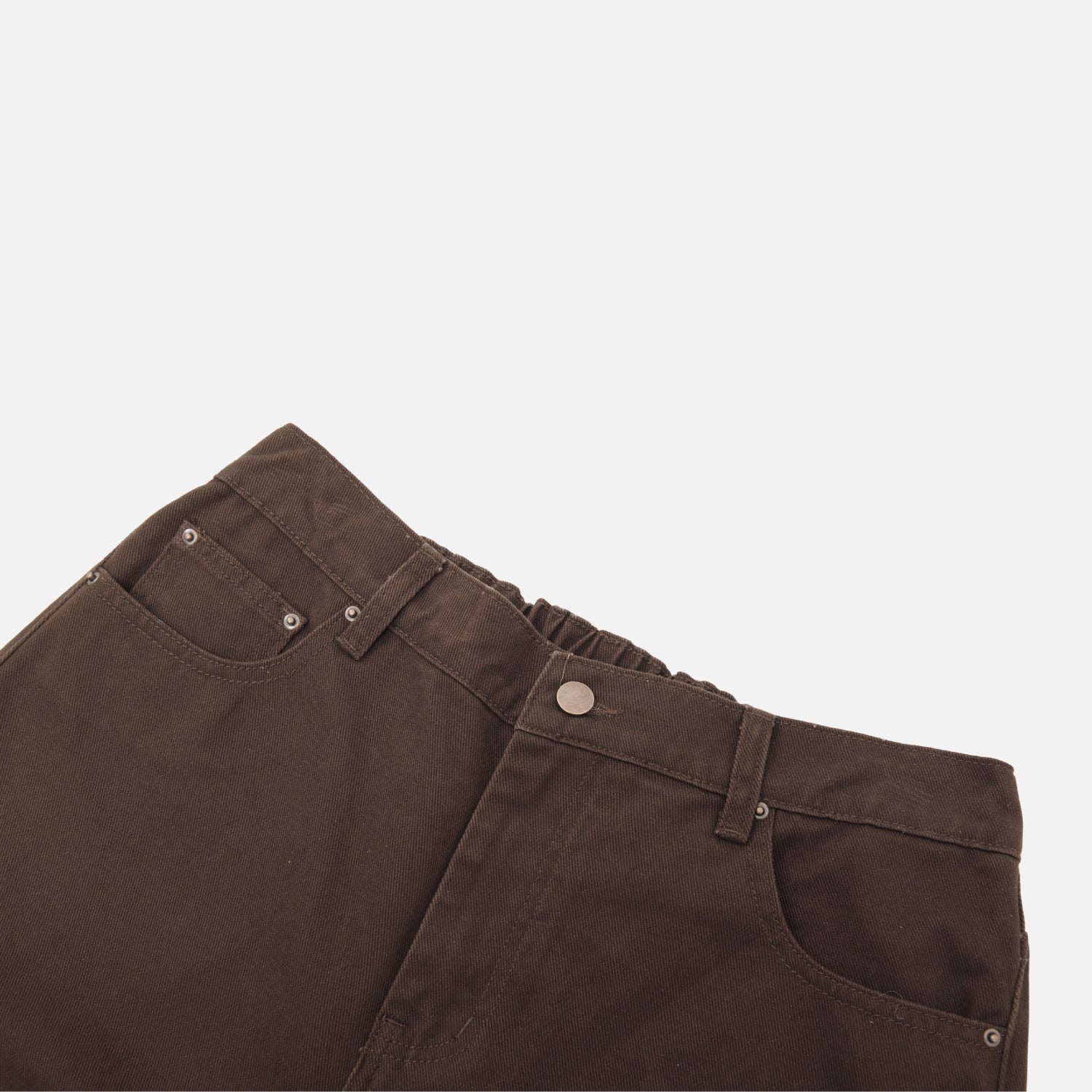 Twill Baggy Cotton Pants