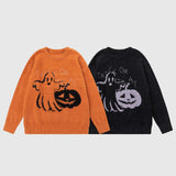 Halloween Ghost Knit Sweater