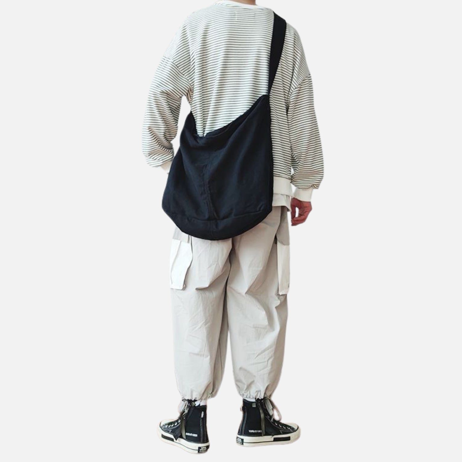 Large-Capacity Canvas Shoulder Bag