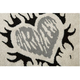 Heart Embroidered Hollow Out Design Sweater