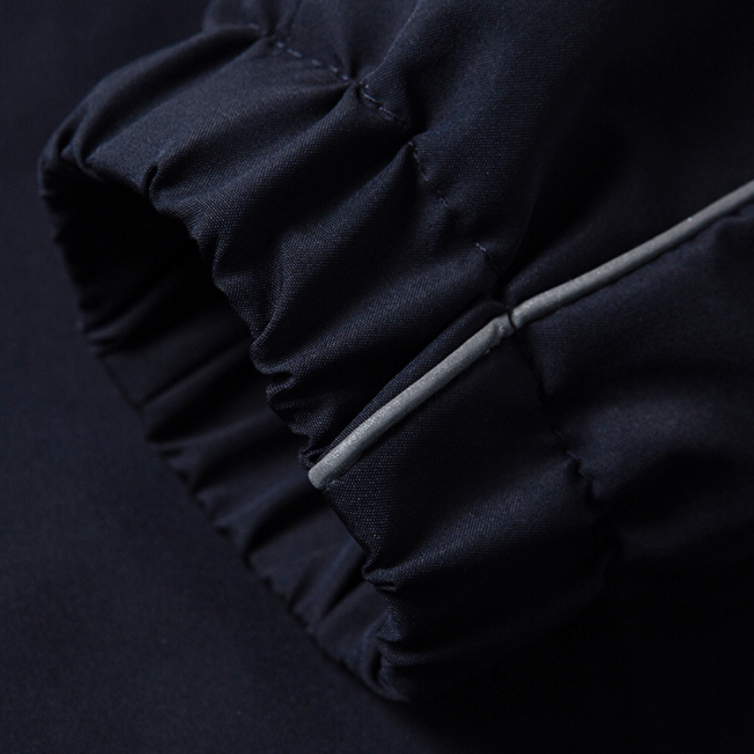 Chaqueta patchwork con cuello alto