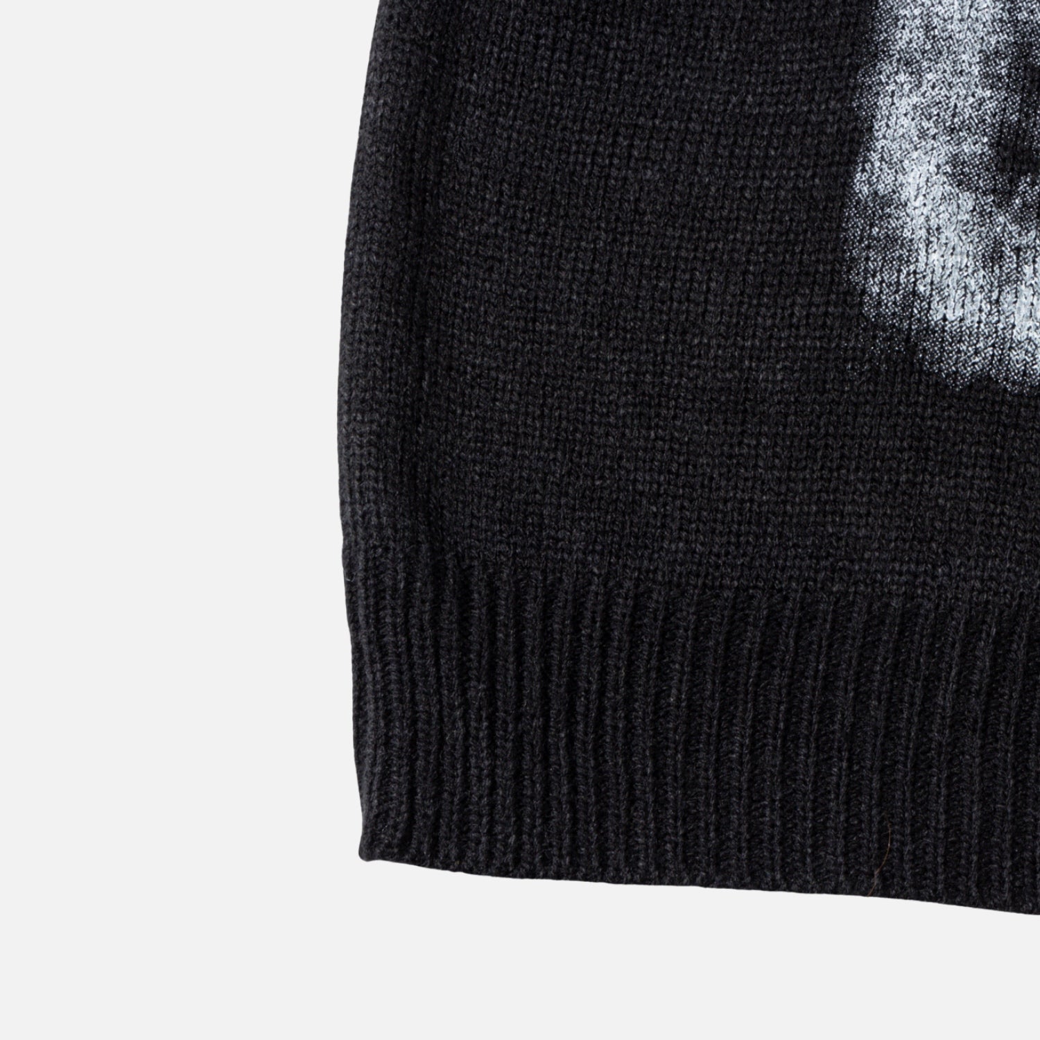 Skeleton Pattern Knit Sweater