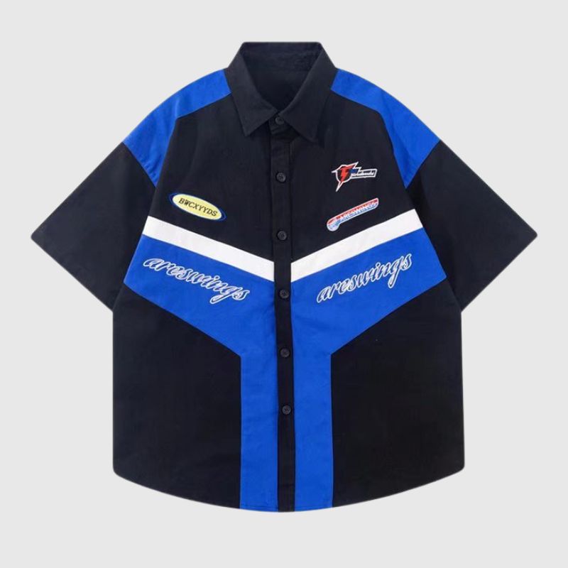 Racing Patchwork-Shirt