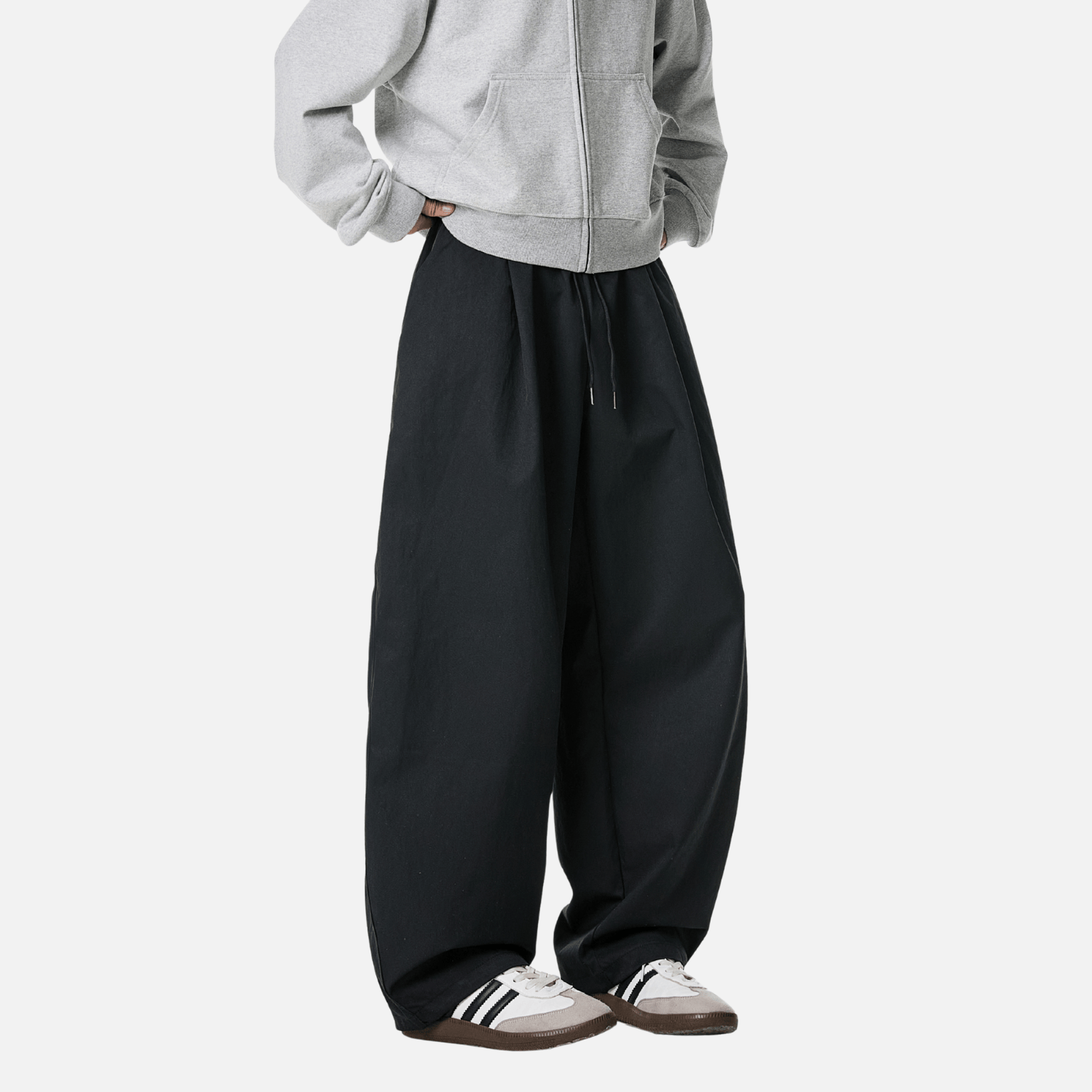 Pleated Blade Casual Joggers