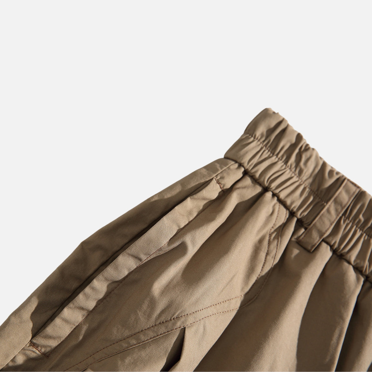 Solid Color Cotton Harem Cargo Pants