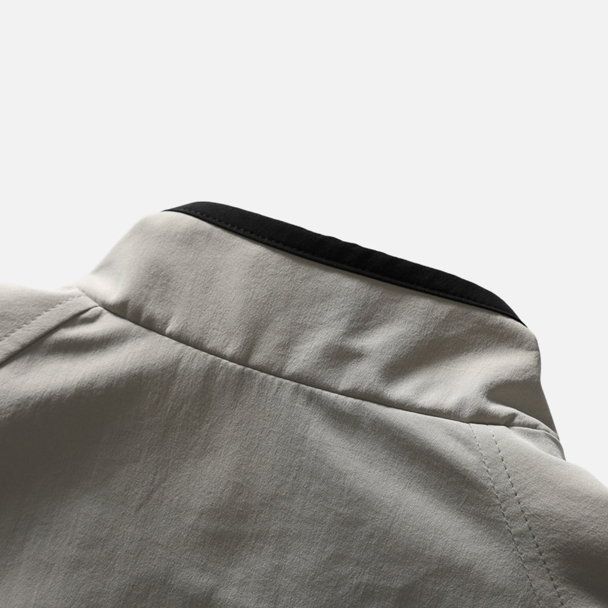 Colorblock Utility Stand Collar Jacket