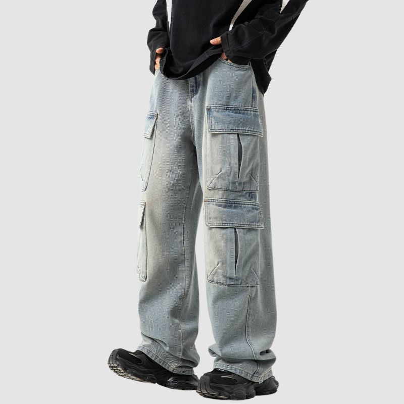 Multi-Pocket Cargo Jean