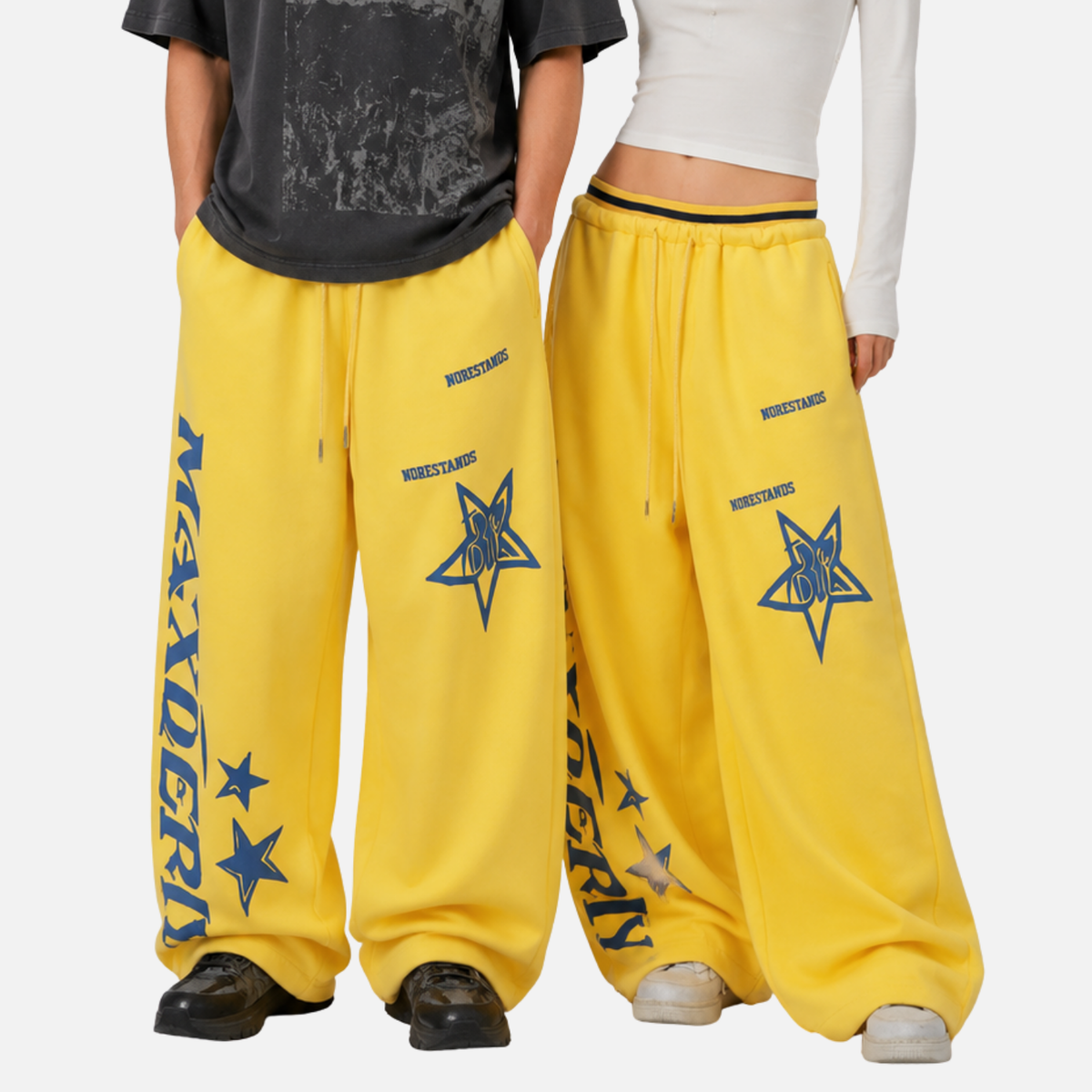 Hip-Hop Star Letter Sweatpants
