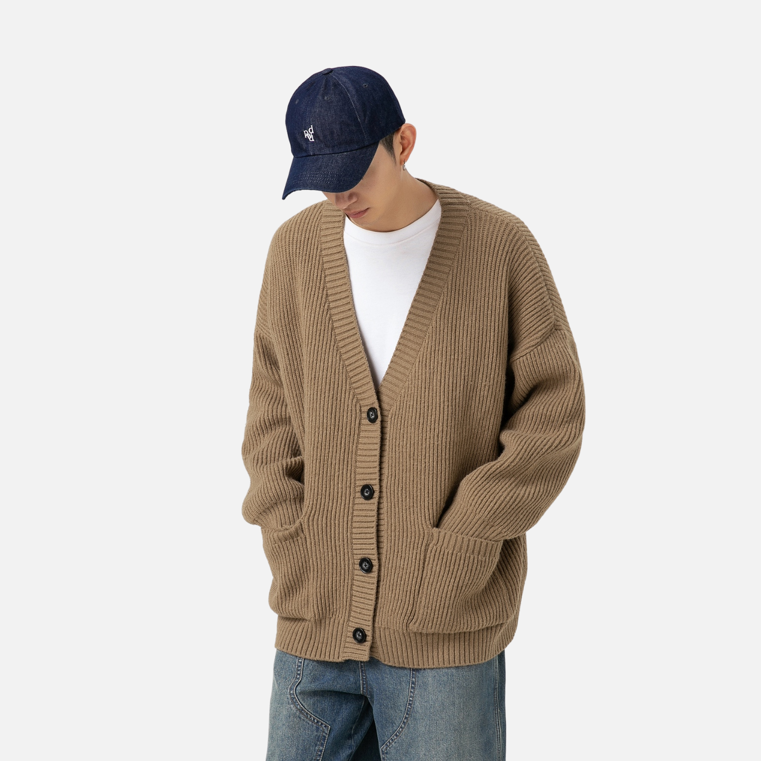 Chunky Textured Knit Cardigan