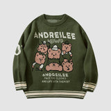 Cute Bear Pattern Sweater