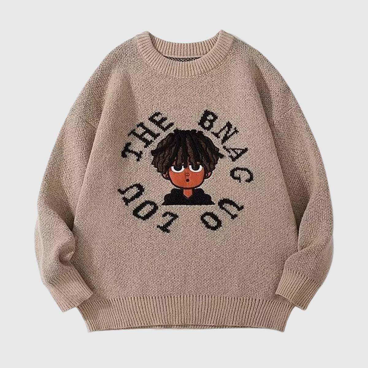 Hip-Hop Graphic Sweater