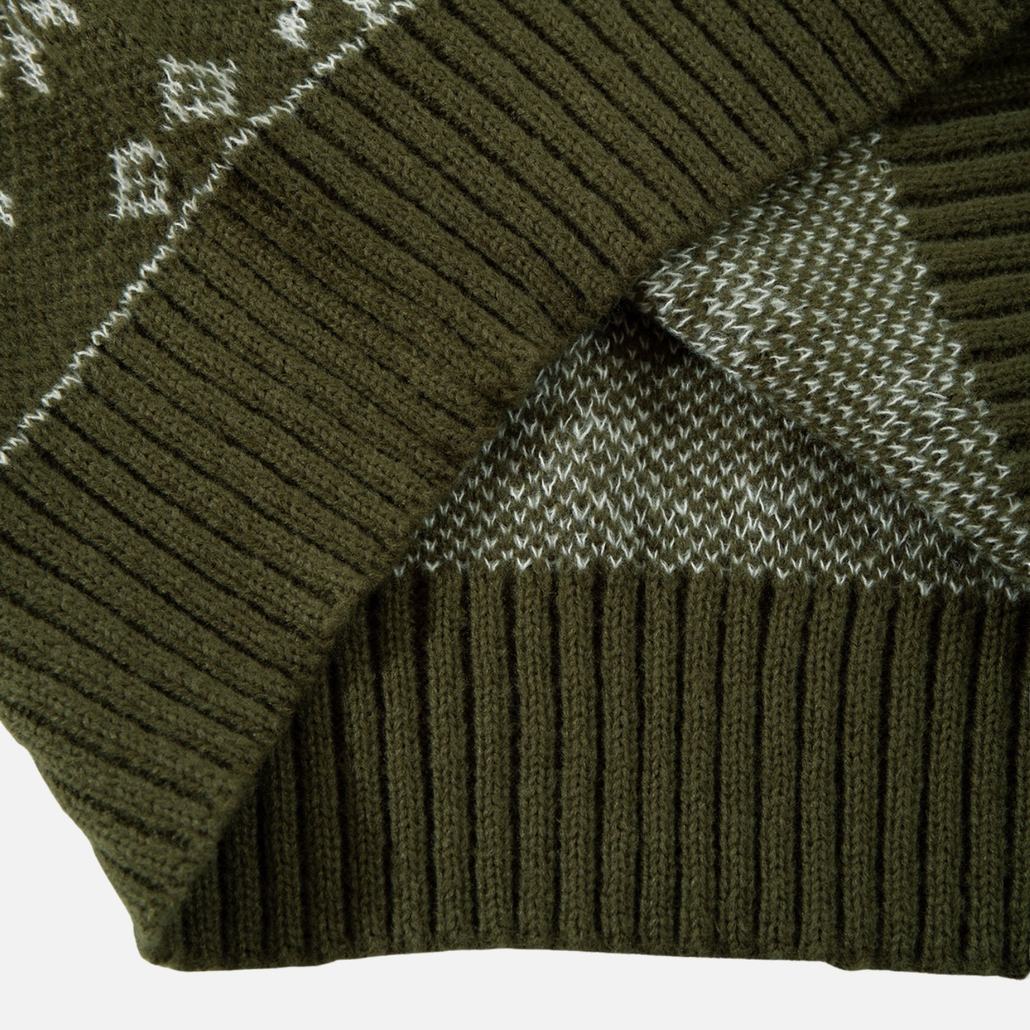 Suéter navideño de punto con diseño de reno