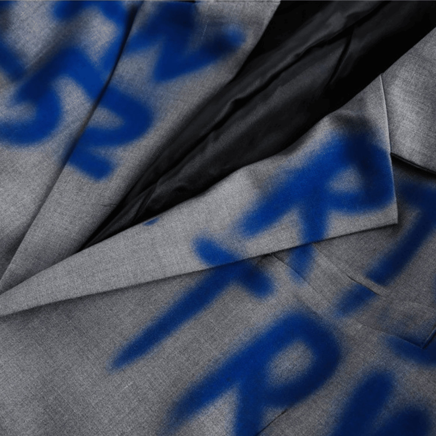 Graffiti-Inspired Vintage Blazer