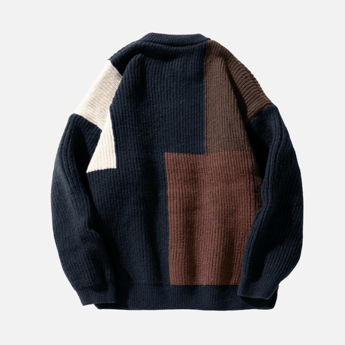 Color Block Textured Sweater