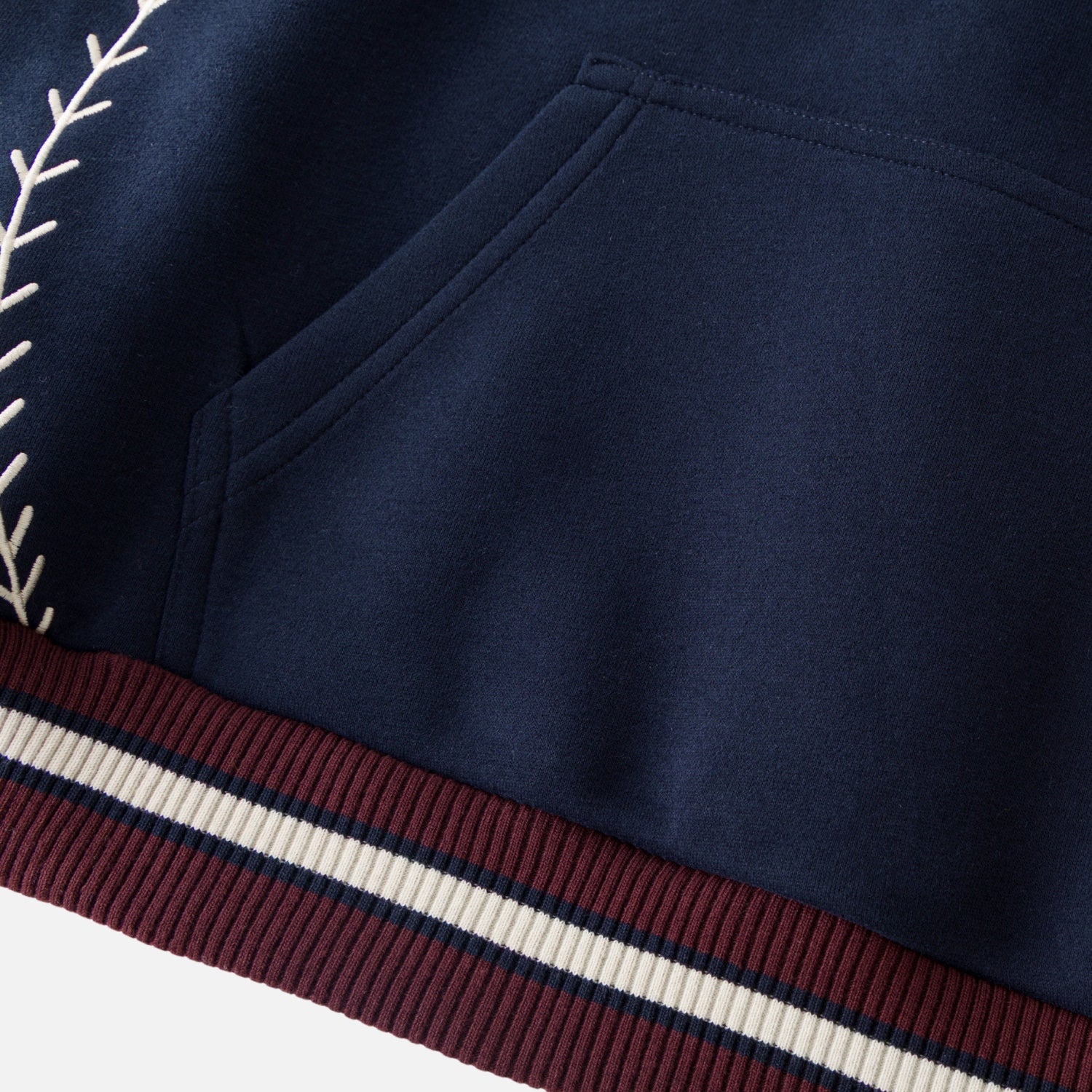 Heavyweight Vintage Contrast Embroidered Hoodie
