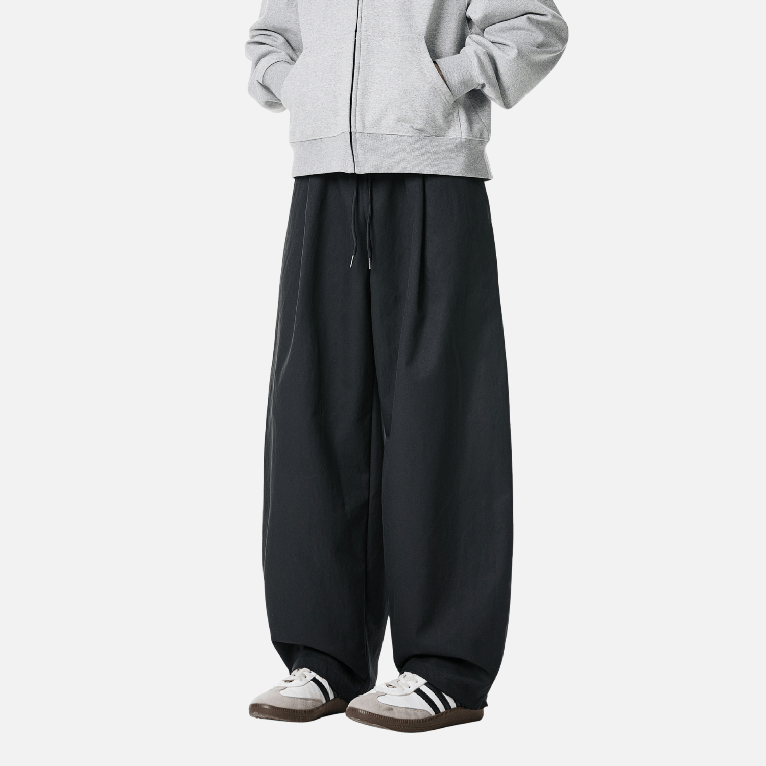Pleated Blade Casual Joggers
