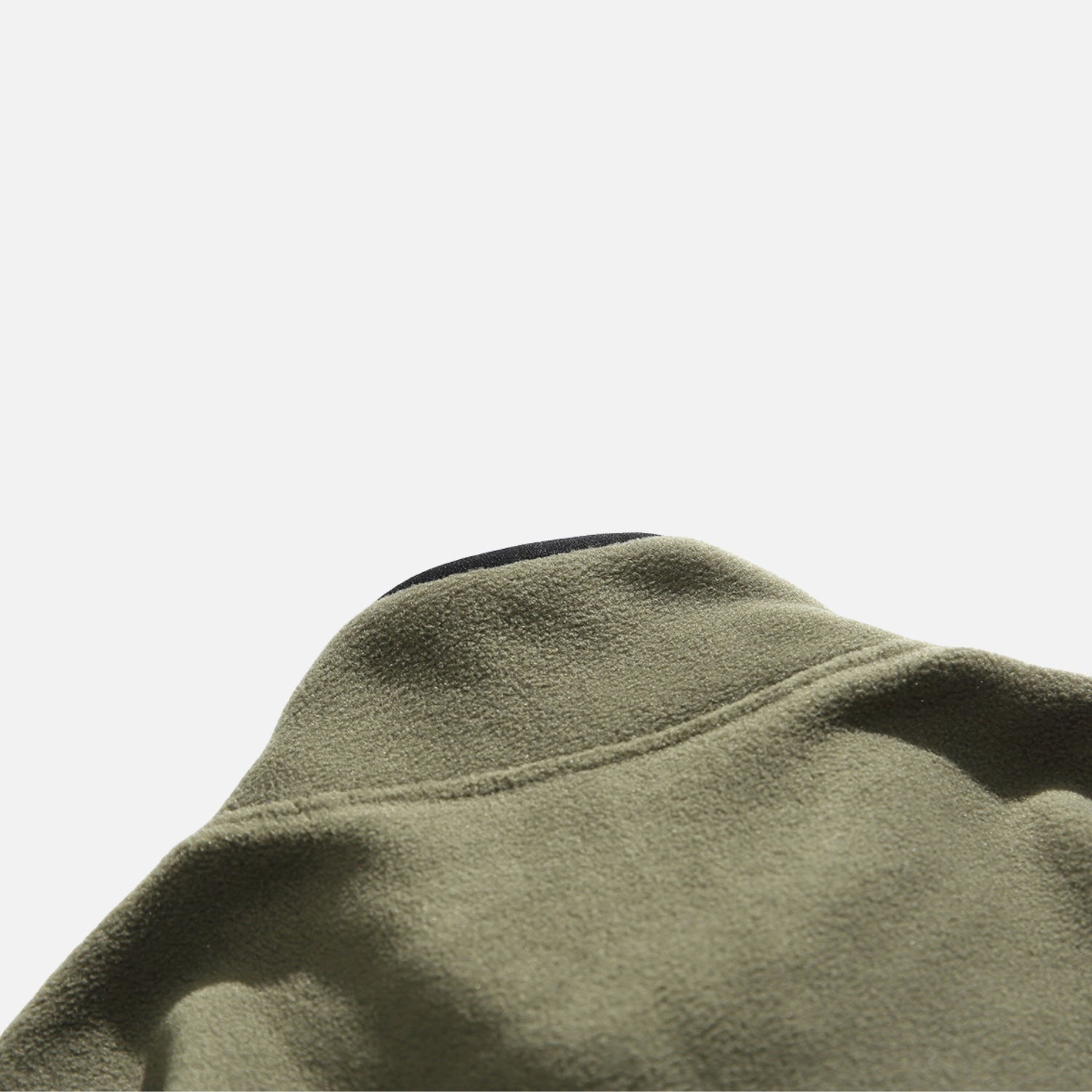 Embroidered Stand Collar Sweatshirt